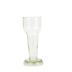 Wine glass with glass stand (WHITE) (x2)