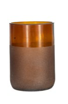 Sandblasted drinking glass (x2)