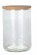 MEDIUM container with wooden lid