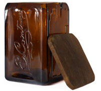 Glass pasta container