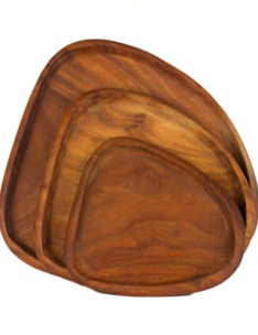 LARGE Wooden plates