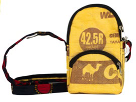 Cement shoulder bag