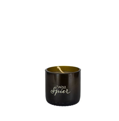 Non - scented candles from upcycled wine bottles (type two)
