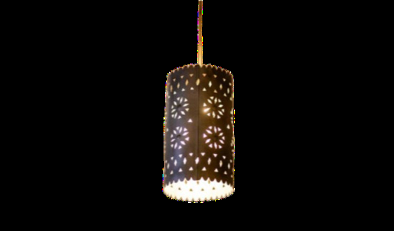 Metal lampshade