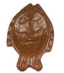 Clay fish soap dish