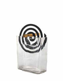 Glass mosquito coil holder (rectangle)