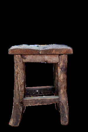 Wooden stool (4 legs)