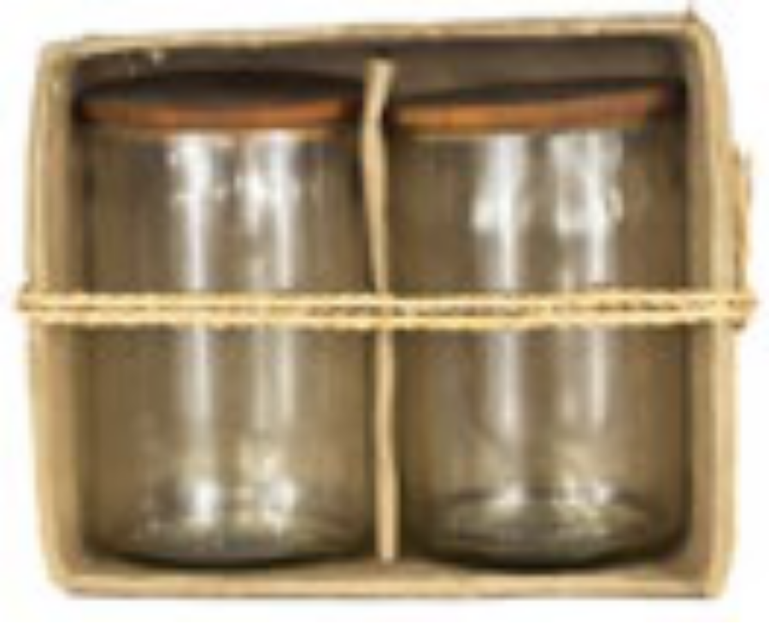 MEDIUM container with wooden lid