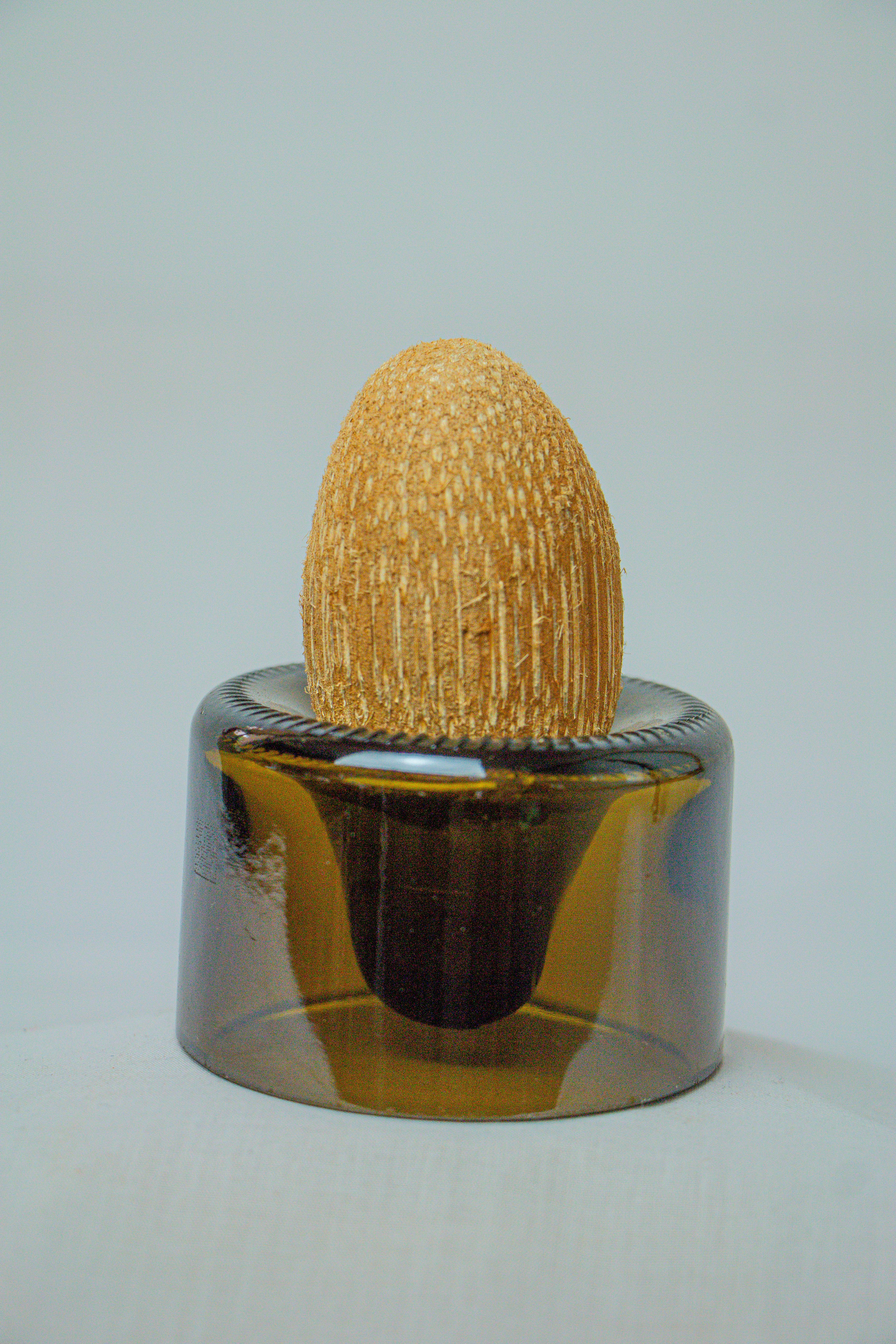 Egg holder, bottom of wine bottle