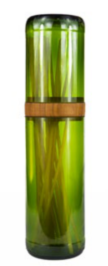 Glass pasta container